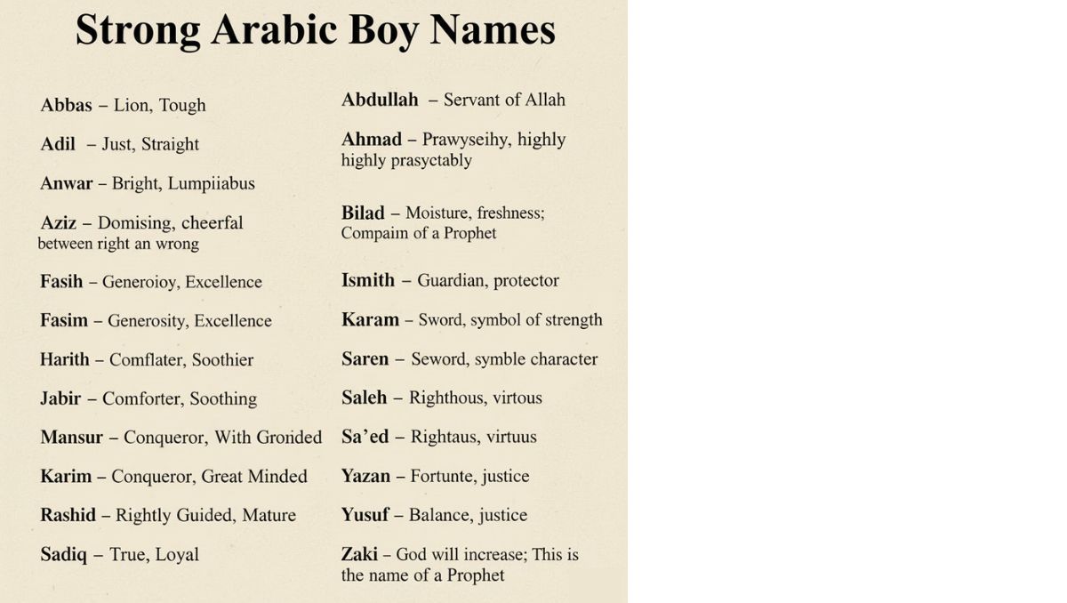Arabic girl name