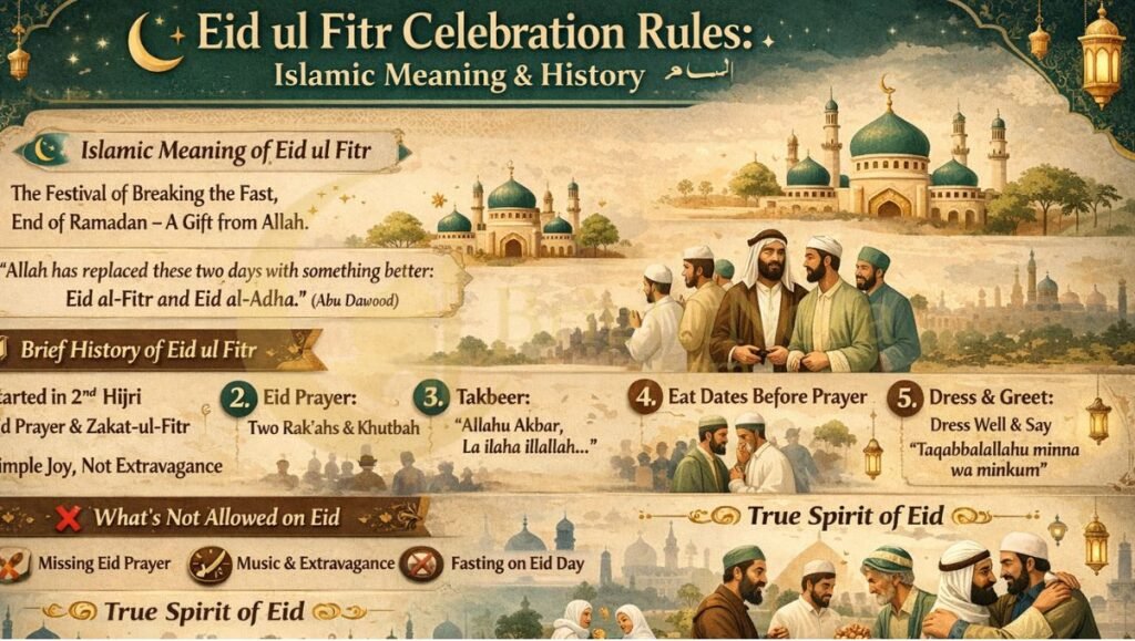 Eid ul Fitr Celebration Rules 